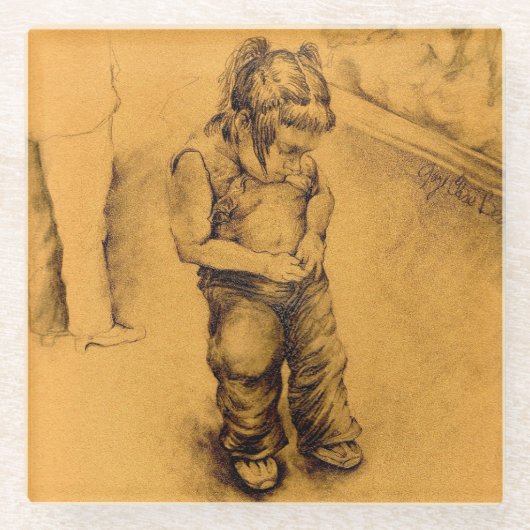 メキシコのルティ失ったアンギーにいる ガラスコースター (正面)