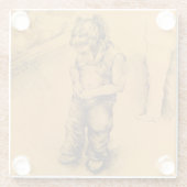 メキシコのルティ失ったアンギーにいる ガラスコースター (裏面)