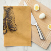 メキシコのルティ失ったアンギーにいる キッチンタオル (四つ折り)