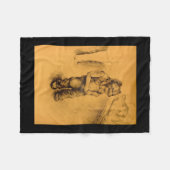 メキシコのルティ失ったアンギーにいる フリースブランケット (正面(横))