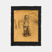 メキシコのルティ失ったアンギーにいる フリースブランケット (正面)