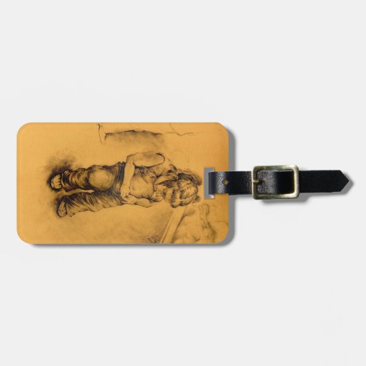 メキシコのルティ失ったアンギーにいる ラゲッジタグ (正面横)