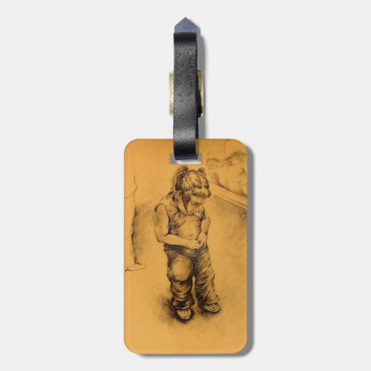 メキシコのルティ失ったアンギーにいる ラゲッジタグ (裏面縦)