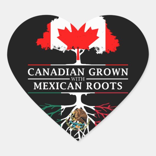 メキシコのルーツメキシコデザインで栽培されたカナダ ハートシール (正面)
