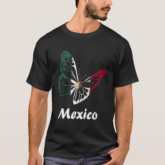 メキシコのルーツメキシコプライドメキシコ国旗Bu Tシャツ (正面)