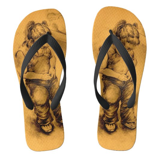 メキシコのル失ったティアンギーにいる ビーチサンダル (フットベッド)