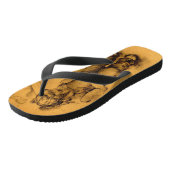 メキシコのル失ったティアンギーにいる ビーチサンダル (アングル)