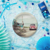 メキシコのレッドカークラシックヴィンテージカブトムシ ペーパープレート (パーティー)