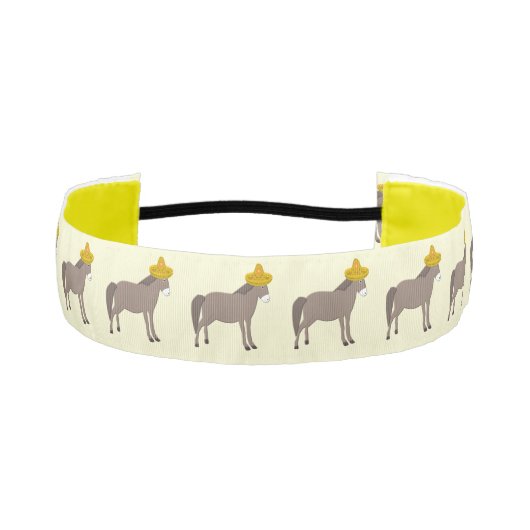 メキシコのロバの死の日 アスレチックヘッドバンド (正面)