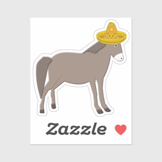 メキシコのロバの死の日 シール (シート)