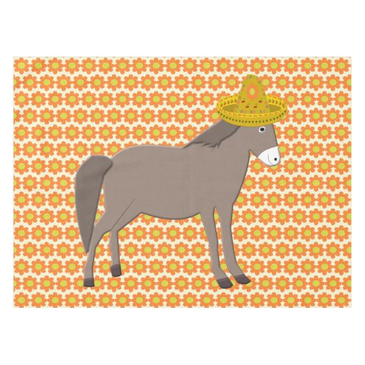 メキシコのロバの死の日 テーブルクロス (正面(横))