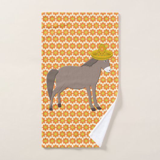 メキシコのロバの死の日 ハンドタオル (ハンドタオル)