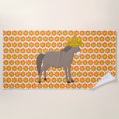 メキシコのロバの死の日 ビーチタオル (正面)