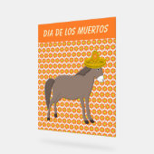 メキシコのロバカスタムーの日 アクリルサイン (傾斜)