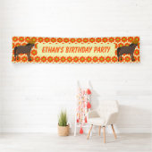 メキシコのロバカスタムーの日 横断幕 (インサイチュ)