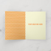 メキシコのロバカスタムーの日 箔グリーティングカード (内側レイダウン)