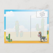 メキシコのロバ ポストカード (裏面)