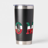 メキシコのワシとピラミッド 保温保冷タンブラー (右面)
