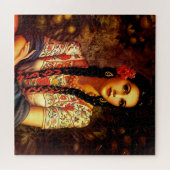 メキシコのヴィンテージピンアップガール、長編組 ジグソーパズル (横)