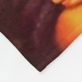 メキシコのヴィンテージピンアップガール、長編組 フリースブランケット (角)