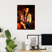 メキシコのヴィンテージピンアップガール、長編組 ポスター (ホームオフィス)