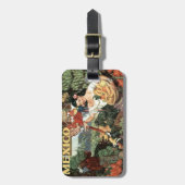 メキシコのヴィンテージ旅行カスタムな荷物のラベル ラゲッジタグ (正面縦)