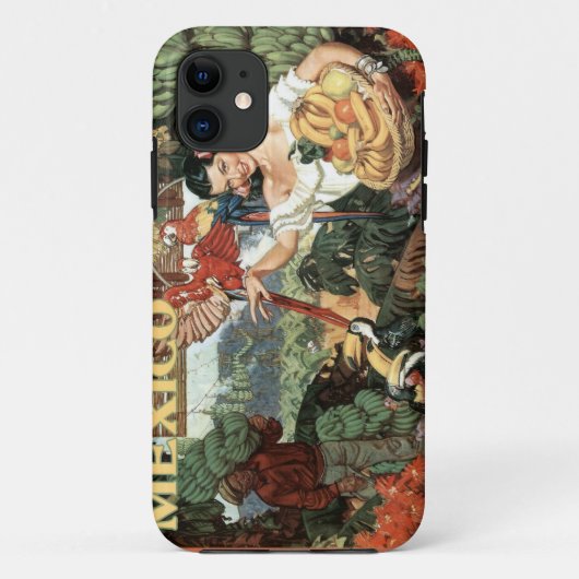 メキシコのヴィンテージ旅行ケース Case-Mate iPhoneケース (裏面)