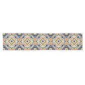 メキシコのヴィンテージ結婚タレラ ショートテーブルランナー (横)