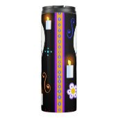 メキシコの休日の日死んだ砂糖スカル タンブラー (裏面)