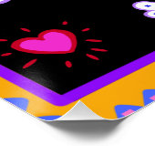 メキシコの休日の日死んだ砂糖スカル ポスター (コーナー)