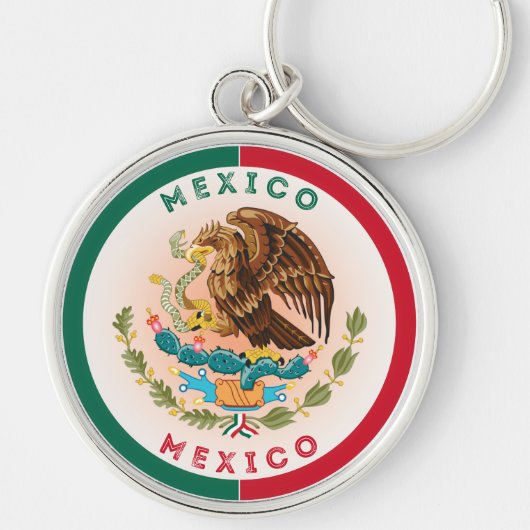 メキシコの伝統エンブレム キーホルダー (正面)