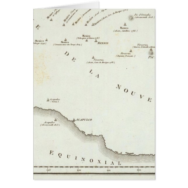 メキシコの偽地図 (正面)