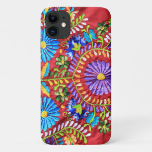 メキシコの刺繍デザイン iPhone 11 ケース