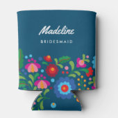 メキシコの刺繍縫い先結婚式の花嫁 缶クーラー (裏面)