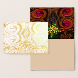 「メキシコの噴水」カー空白のド 箔カード