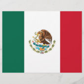 メキシコの国旗がプリントされたチラシ チラシ (裏面)