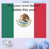 メキシコの国旗がプリントされたチラシ チラシ (シングル)