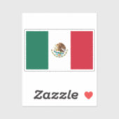 メキシコの国旗のカット加工 シール (シート)
