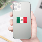 メキシコの国旗のカット加工 シール (スマートフォン)