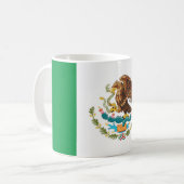 メキシコの国旗の国家の記号共和国 コーヒーマグカップ (正面左)