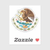 メキシコの国旗の鷲 シール (シート)