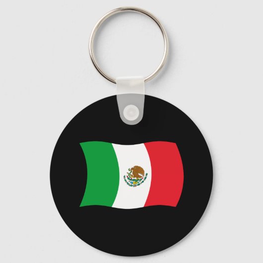 メキシコの国旗キーチェーン キーホルダー (正面)