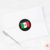 メキシコの国旗ステッカー ラウンドシール (封筒)