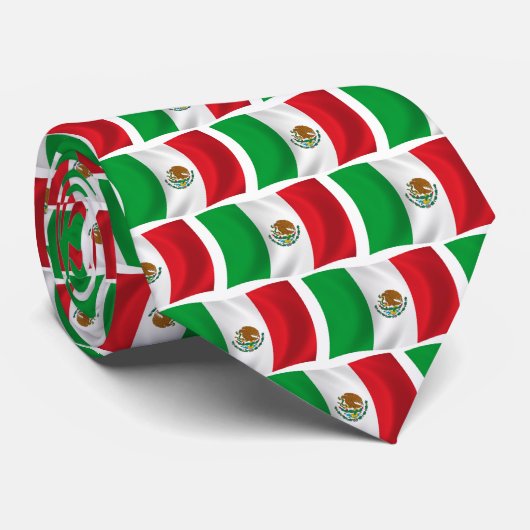 メキシコの国旗ネクタイ ネクタイ (ロール)