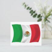 メキシコの国旗ポストカード ポストカード (スタンド正面)