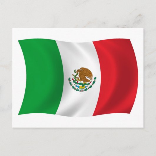 メキシコの国旗ポストカード ポストカード (正面)