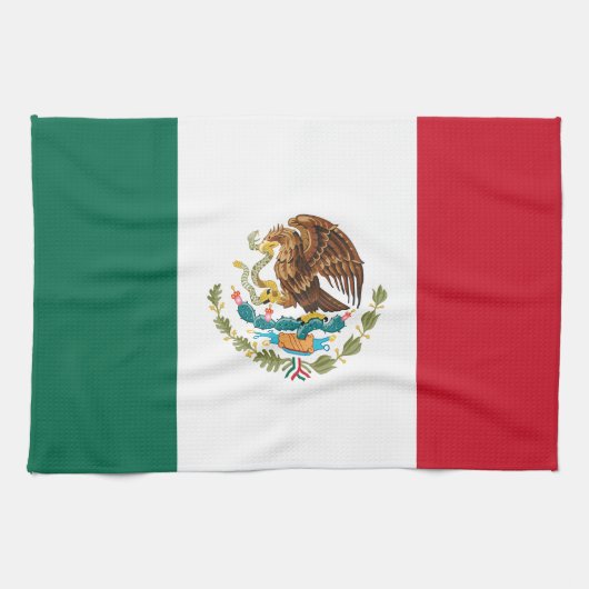 メキシコの国旗 キッチンタオル (横)