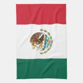 メキシコの国旗 キッチンタオル (縦)
