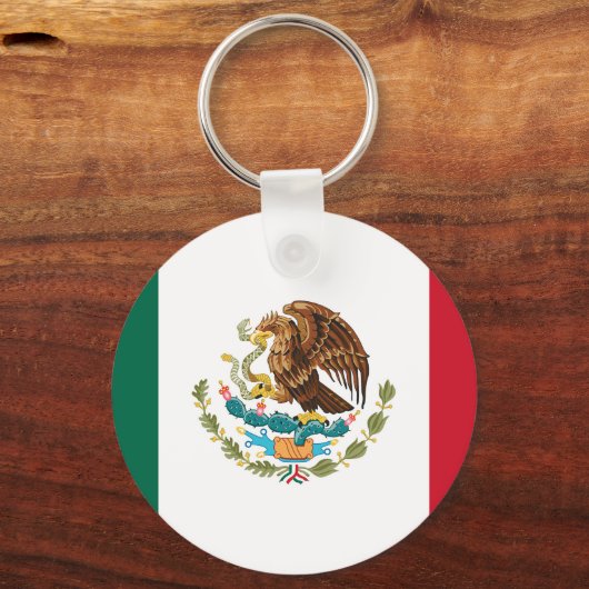 メキシコの国旗 キーホルダー (正面)