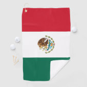 メキシコの国旗 ゴルフタオル (インサイチュ)